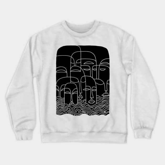 Heads Crewneck Sweatshirt by Jianrong_Lin